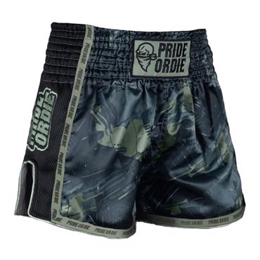 Pride Or Die shadow Thai shorts - black